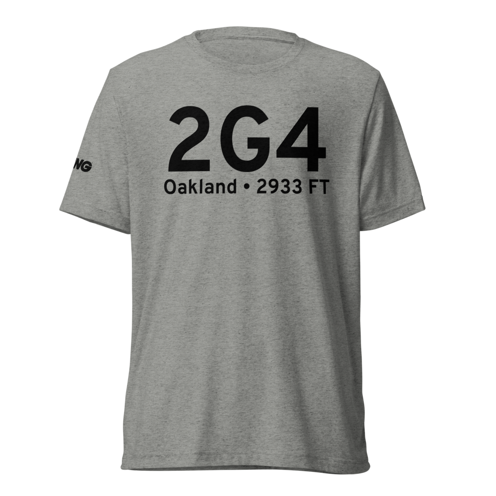 Oakland (K2G4) Airport Tri-blend T-Shirt 