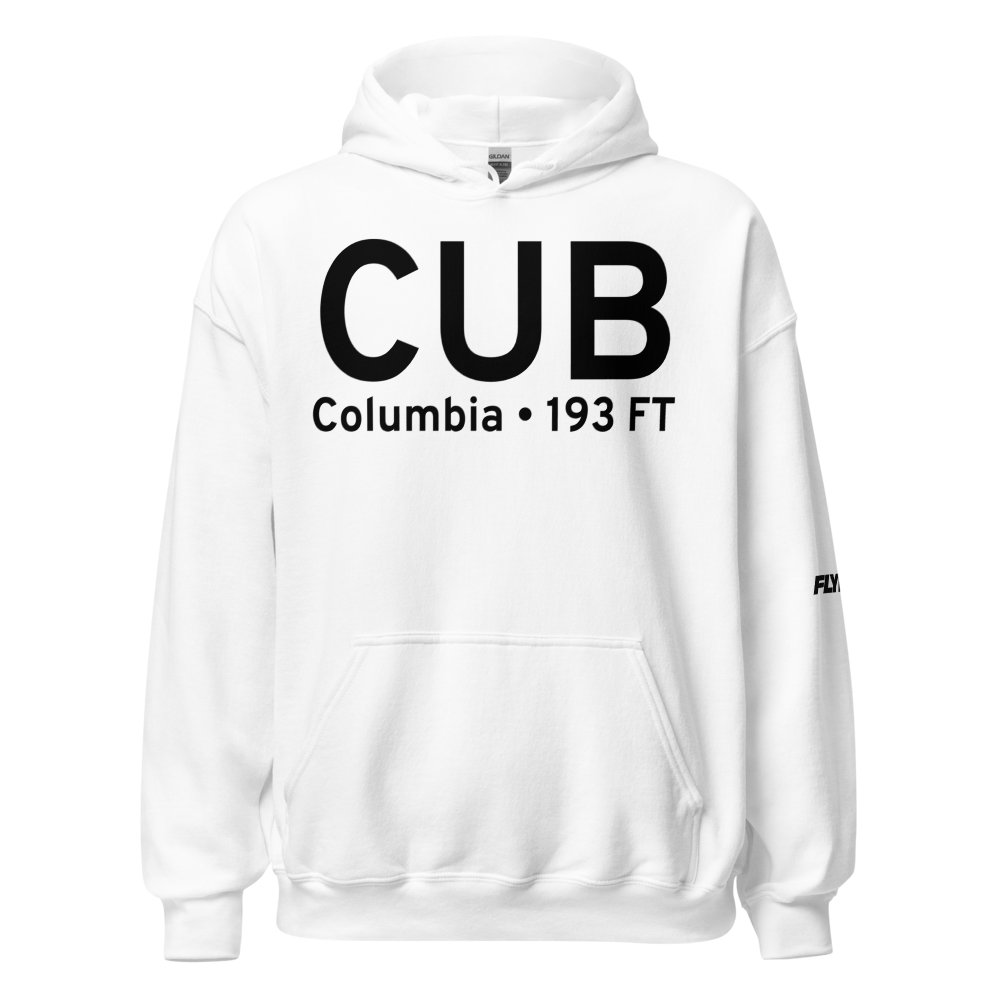 Columbia (KCUB) Airport Hoodie Sweatshirt 