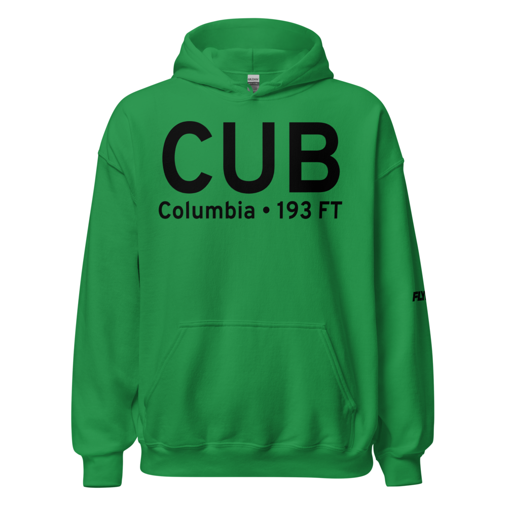 Columbia (KCUB) Airport Hoodie Sweatshirt 