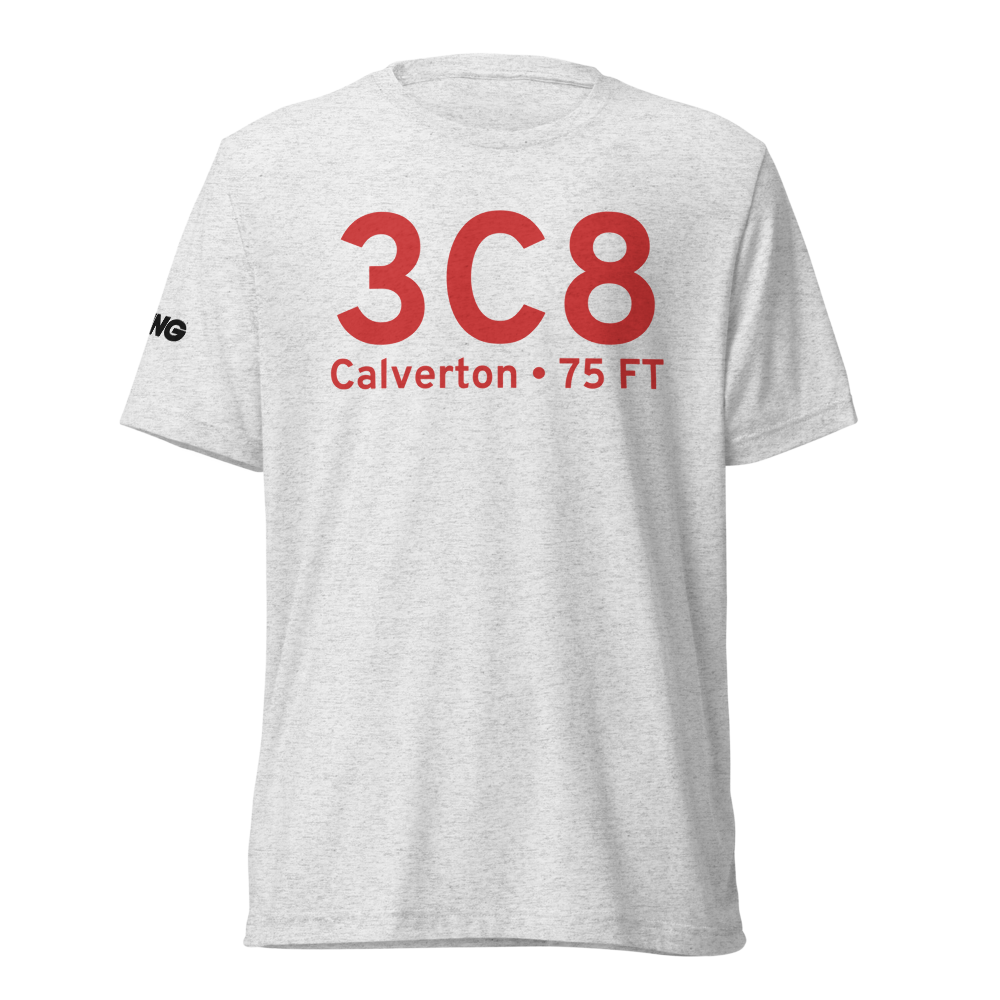 Calverton (K3C8) Airport Tri-blend T-Shirt 