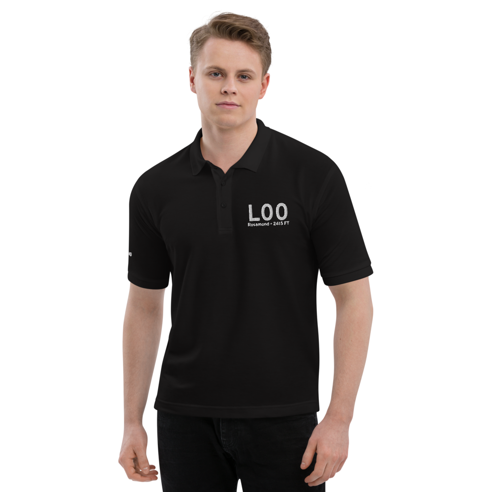 Rosamond (KL00) Airport Port Authority Embroidered Polo Shirt 