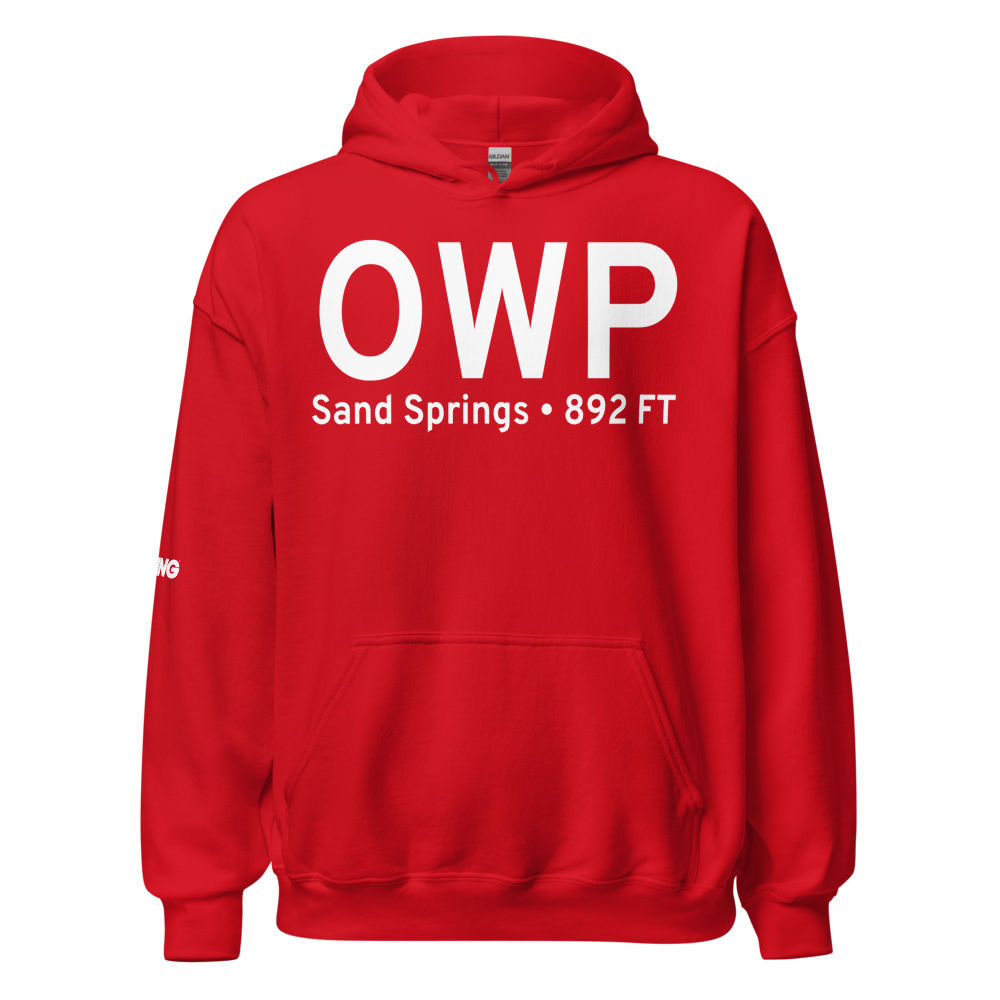 Sand Springs (KOWP) Airport Hoodie Sweatshirt 