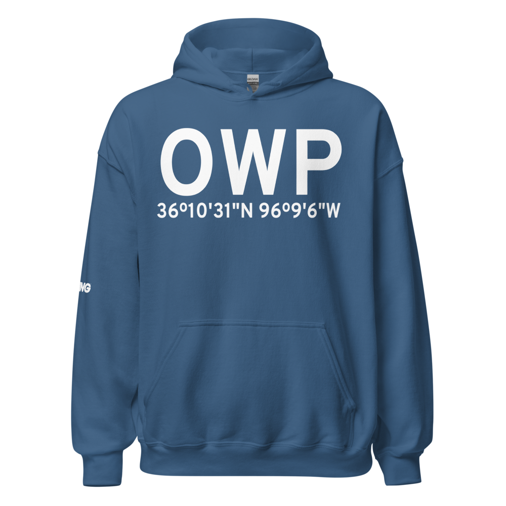 Sand Springs (KOWP) Airport Hoodie Sweatshirt 