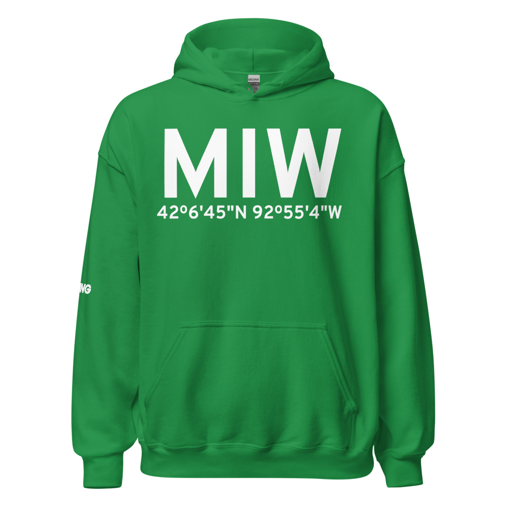 Marshalltown (KMIW) Airport Hoodie Sweatshirt 