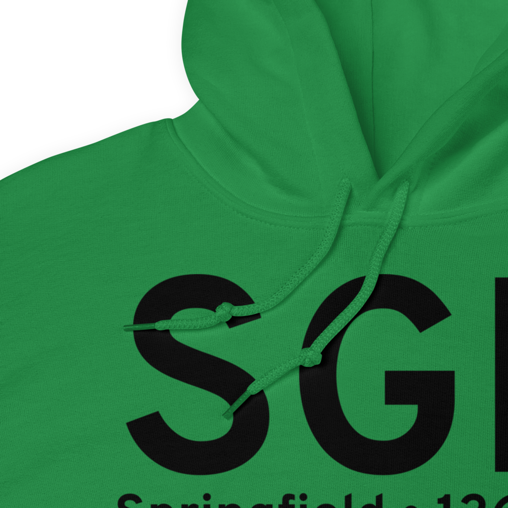 Springfield (KSGF) Airport Hoodie Sweatshirt 