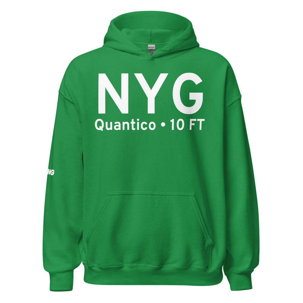 Quantico (KNYG) Airport Hoodie Sweatshirt 