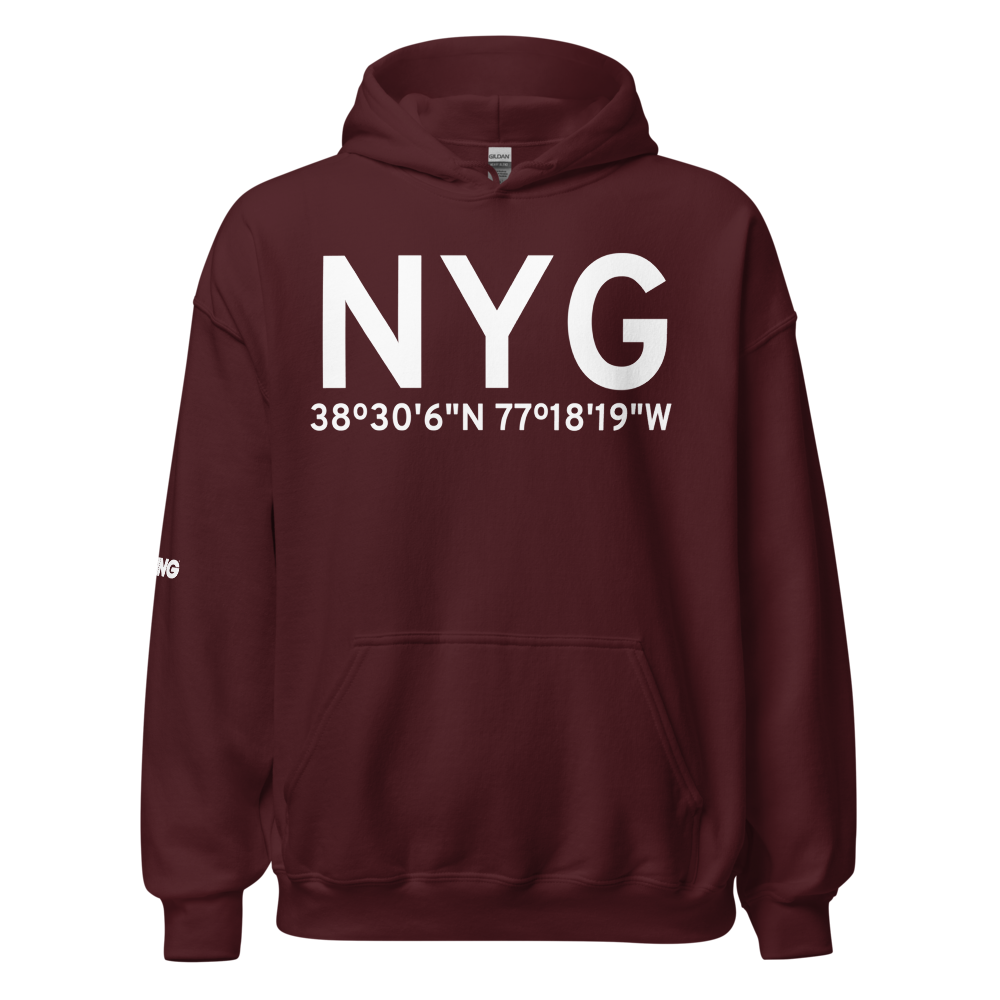 Quantico (KNYG) Airport Hoodie Sweatshirt 