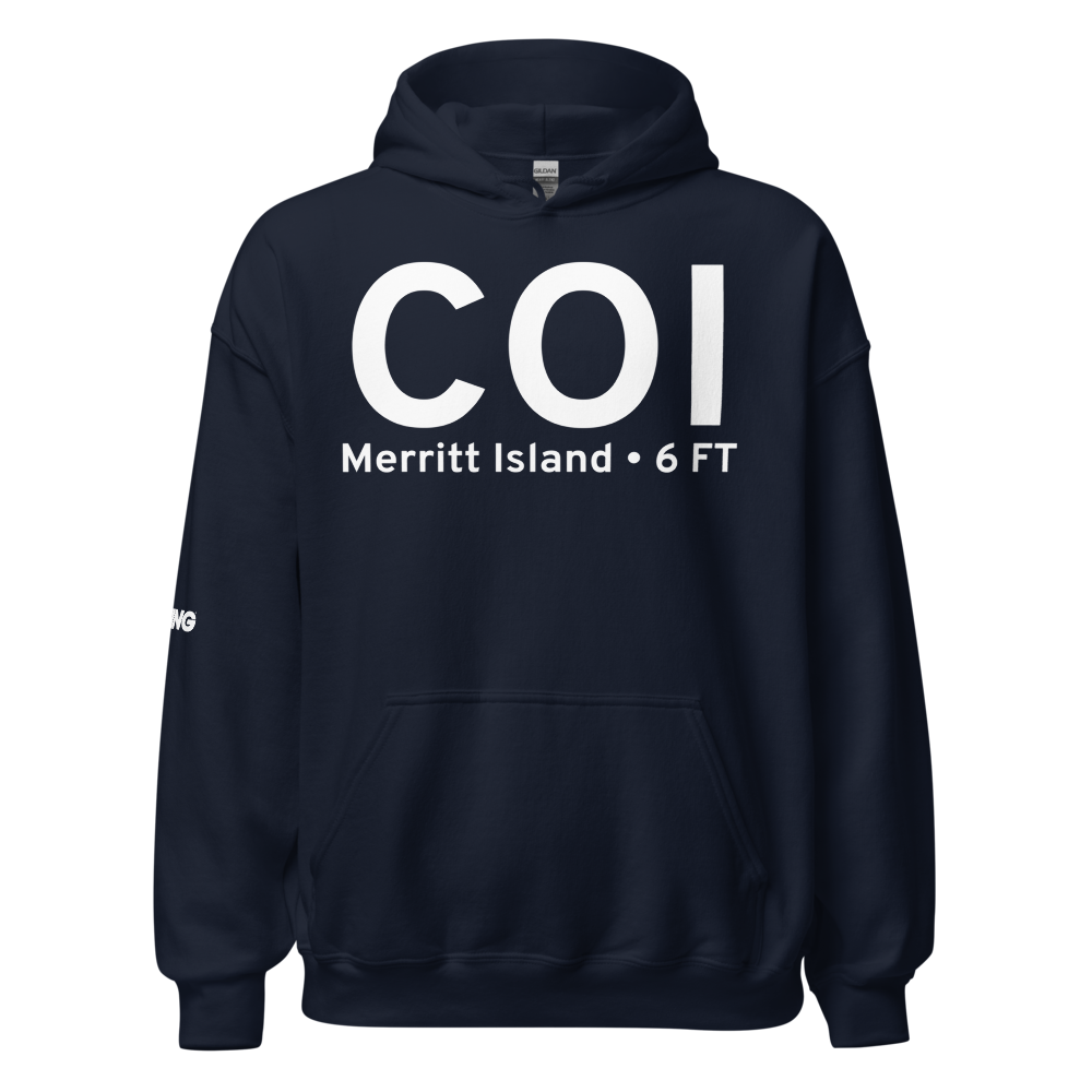 Merritt Island (KCOI) Airport Hoodie Sweatshirt 