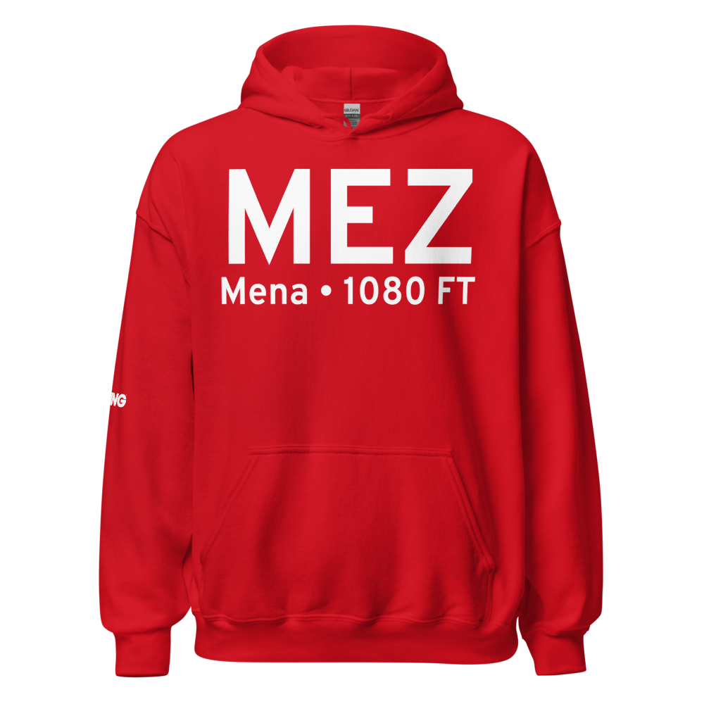 Mena (KMEZ) Airport Hoodie Sweatshirt 