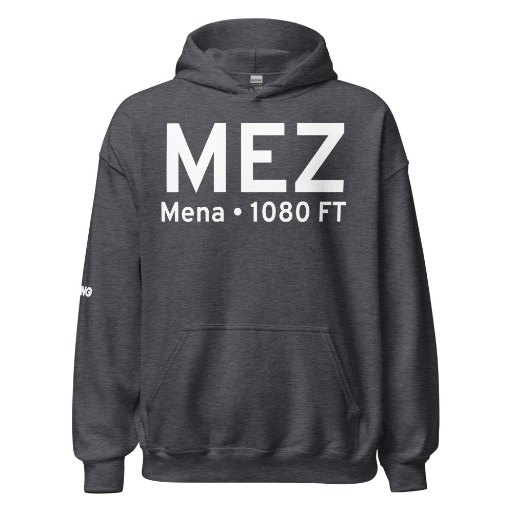 Mena (KMEZ) Airport Hoodie Sweatshirt 