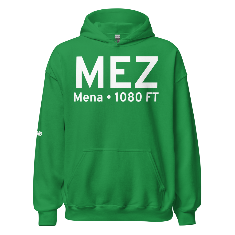 Mena (KMEZ) Airport Hoodie Sweatshirt 