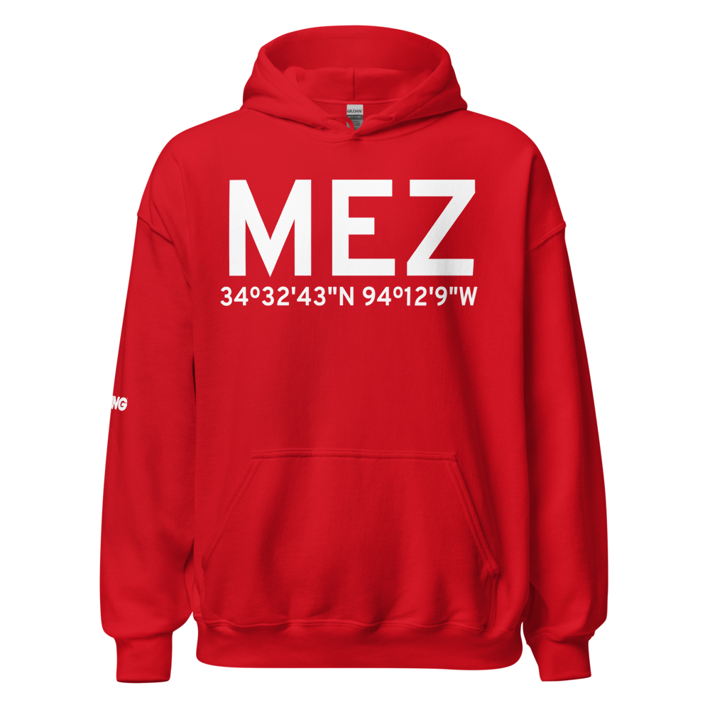 Mena (KMEZ) Airport Hoodie Sweatshirt 