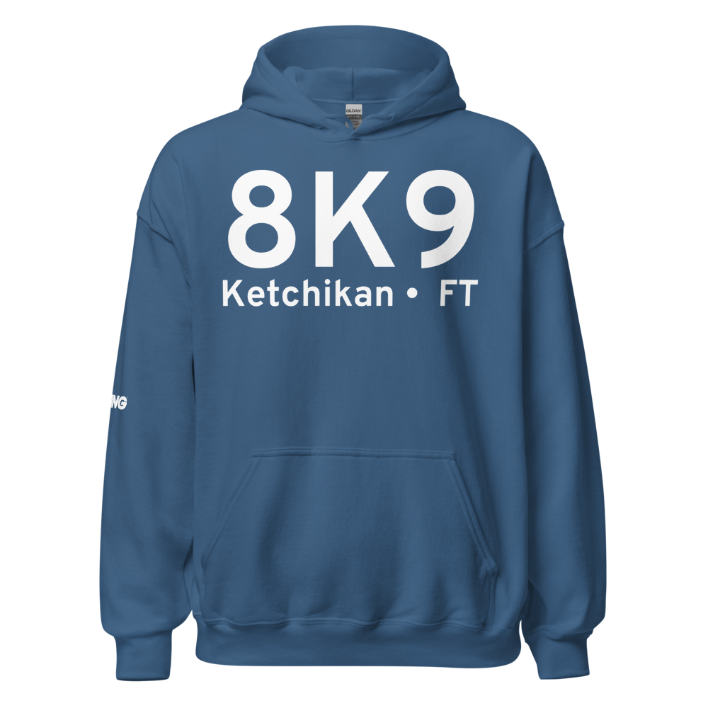 Ketchikan (8K9) Airport Hoodie Sweatshirt 