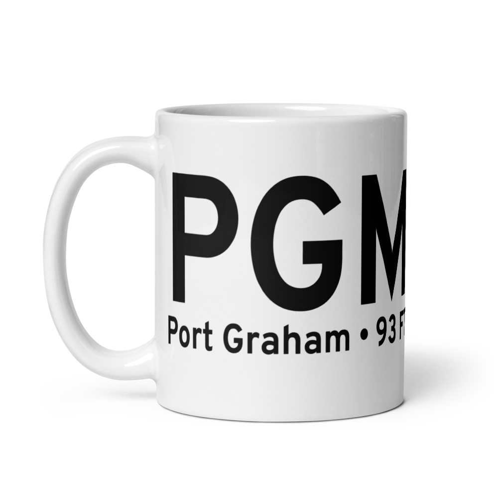 Port Graham (PGM) Airport Mug 