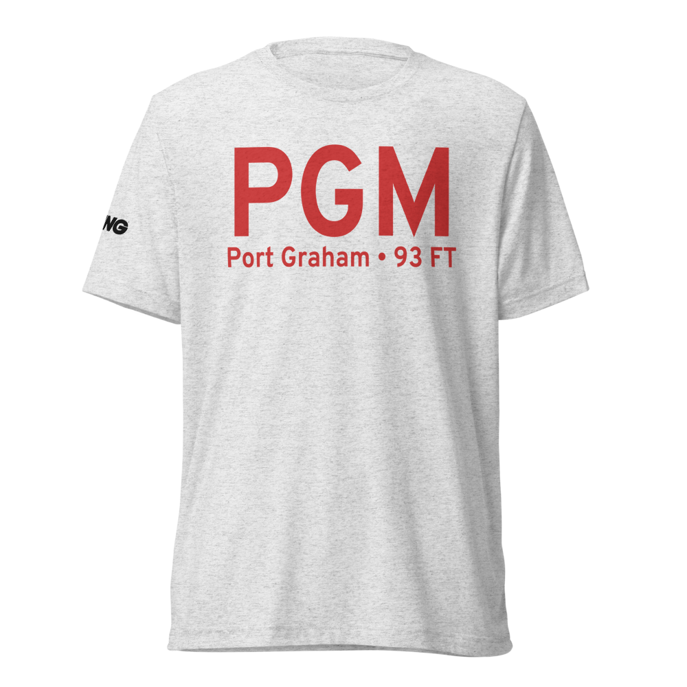 Port Graham (PGM) Airport Tri-blend T-Shirt 