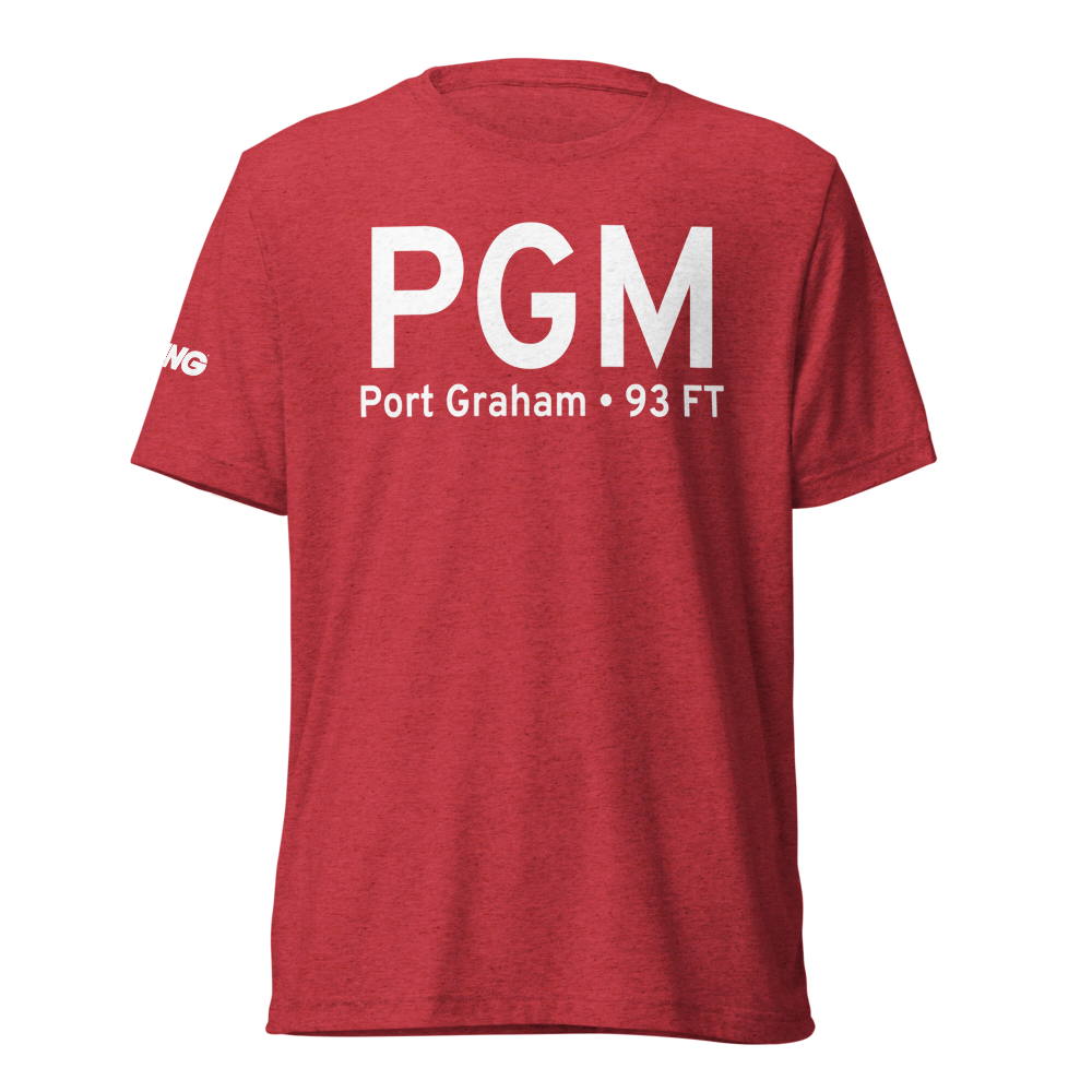 Port Graham (PGM) Airport Tri-blend T-Shirt 