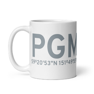 Port Graham (PGM) Airport Mug