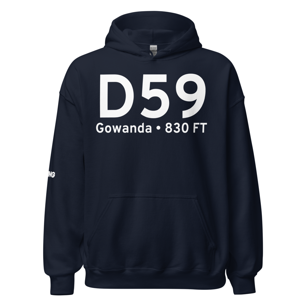 Gowanda (D59) Airport Hoodie Sweatshirt 