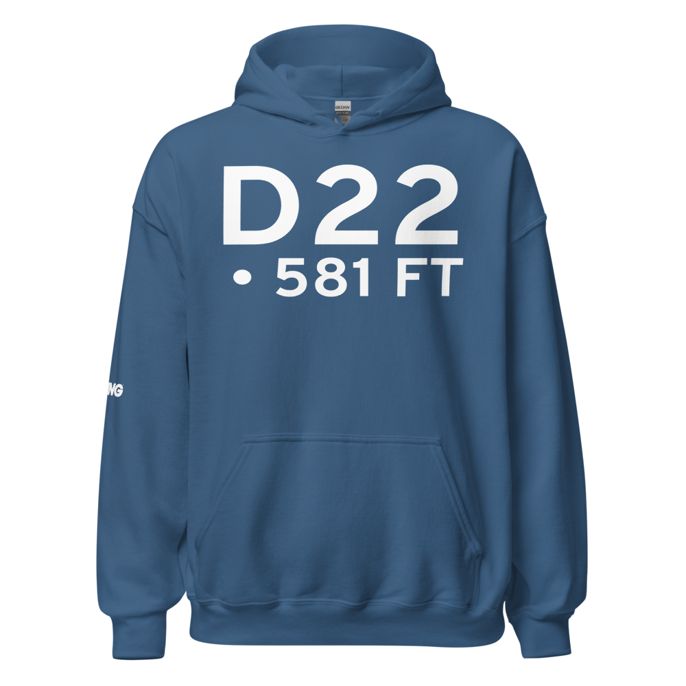  (D22) Airport Hoodie Sweatshirt 