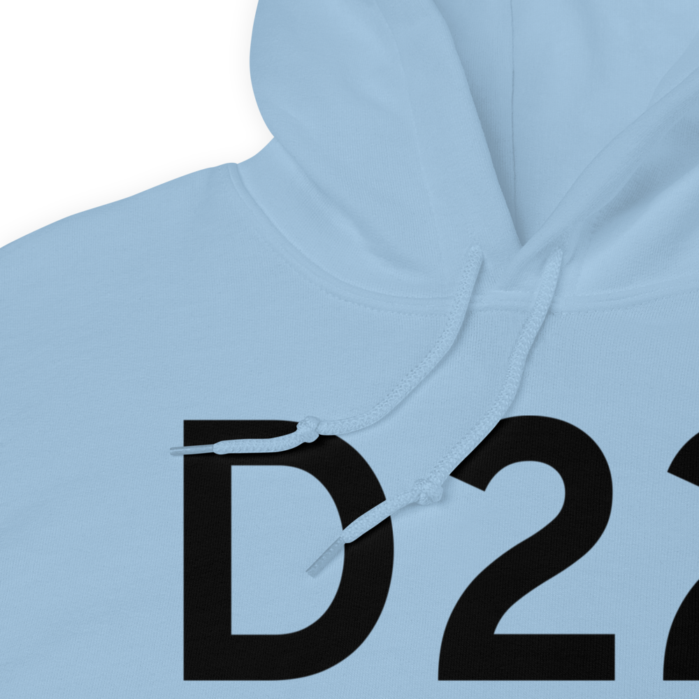  (D22) Airport Hoodie Sweatshirt 