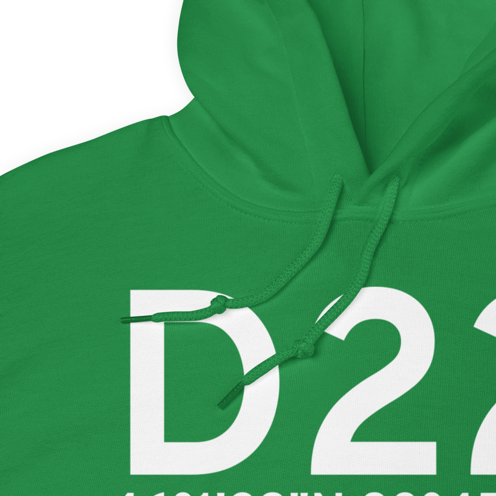  (D22) Airport Hoodie Sweatshirt 