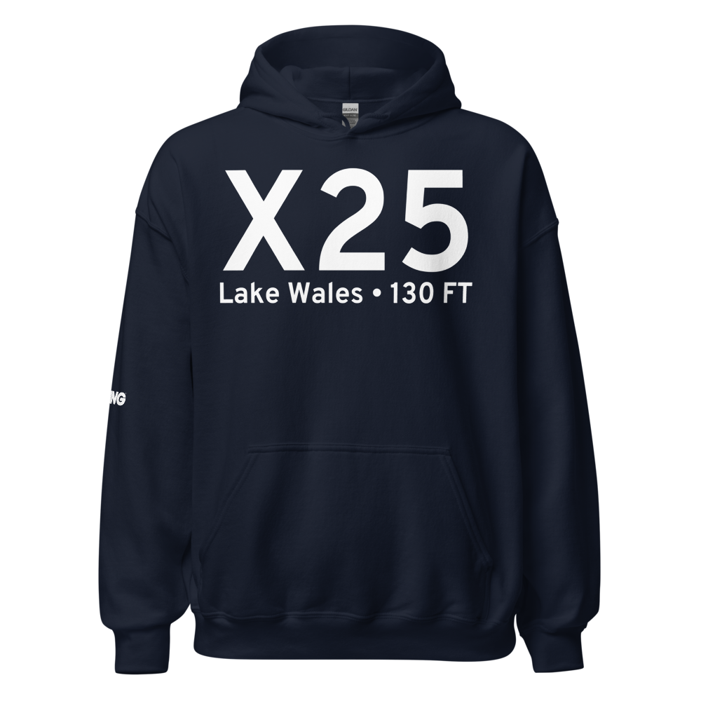 Lake Wales (X25) Airport Hoodie Sweatshirt 