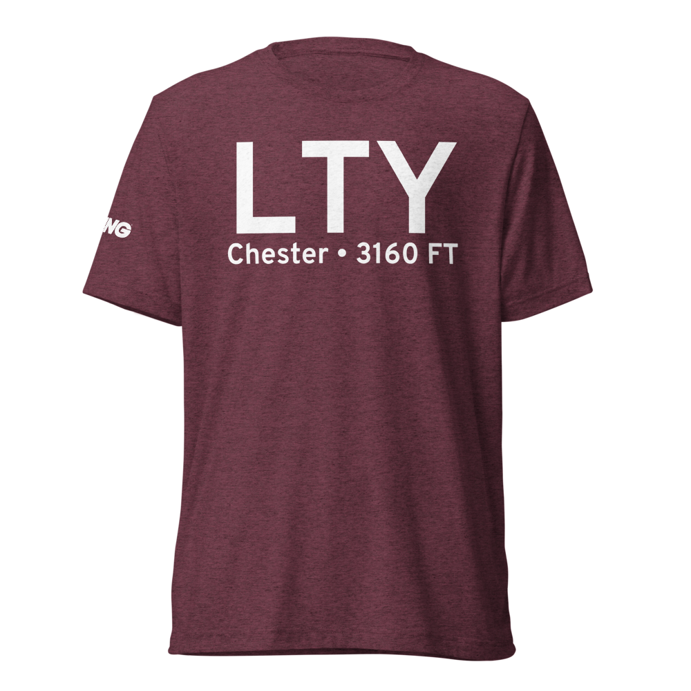 Chester (KLTY) Airport Tri-blend T-Shirt 