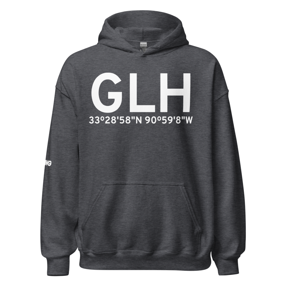 Greenville (KGLH) Airport Hoodie Sweatshirt 