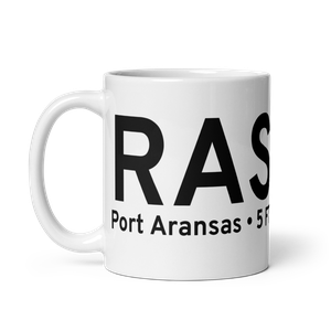 Port Aransas (KRAS) Airport Mug