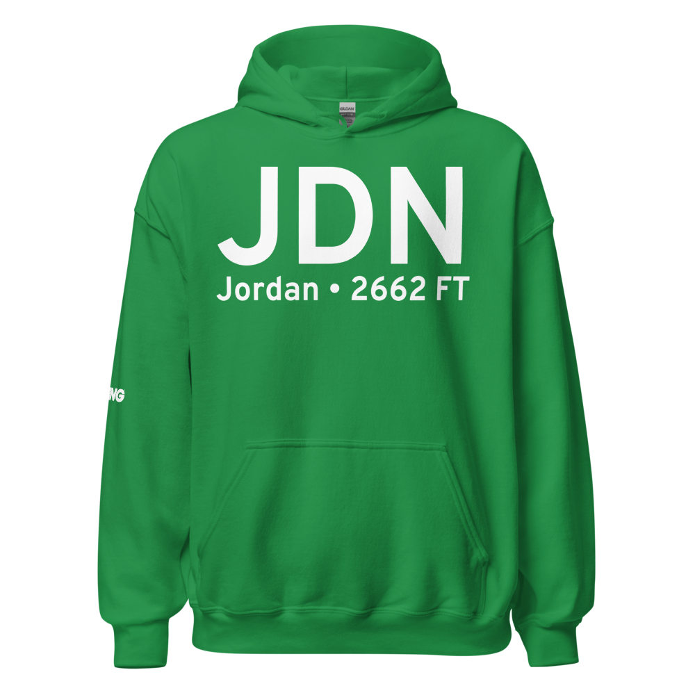 Jordan (KJDN) Airport Hoodie Sweatshirt 