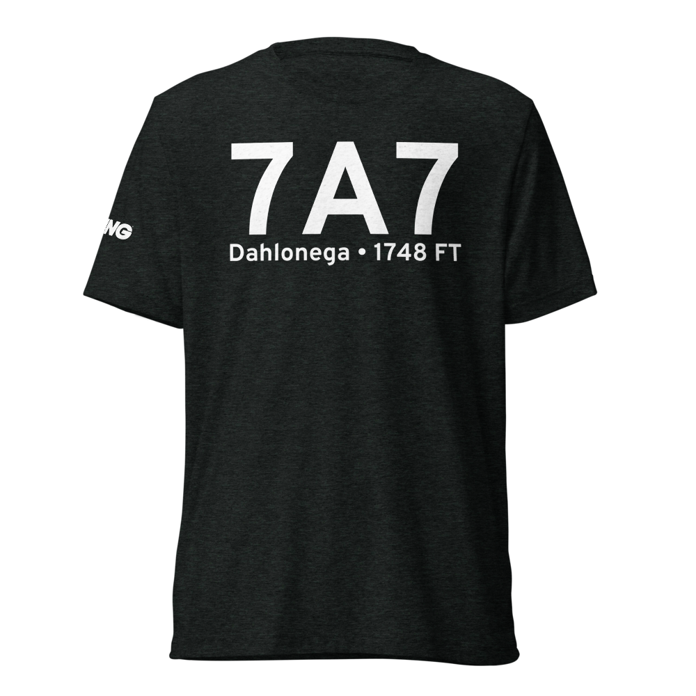 Dahlonega (7A7) Airport Tri-blend T-Shirt 