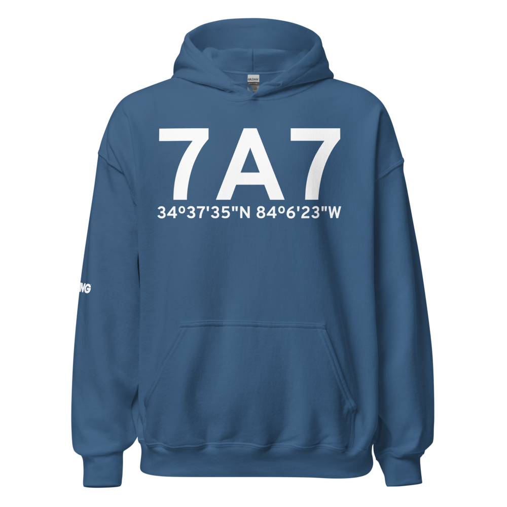Dahlonega (7A7) Airport Hoodie Sweatshirt 
