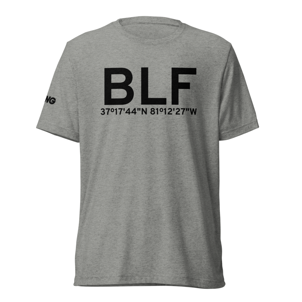 Bluefield (KBLF) Airport Tri-blend T-Shirt 