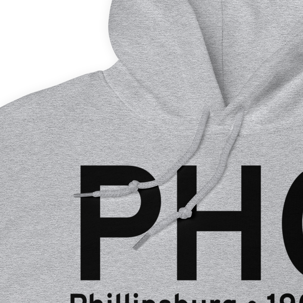 Phillipsburg (KPHG) Airport Hoodie Sweatshirt 