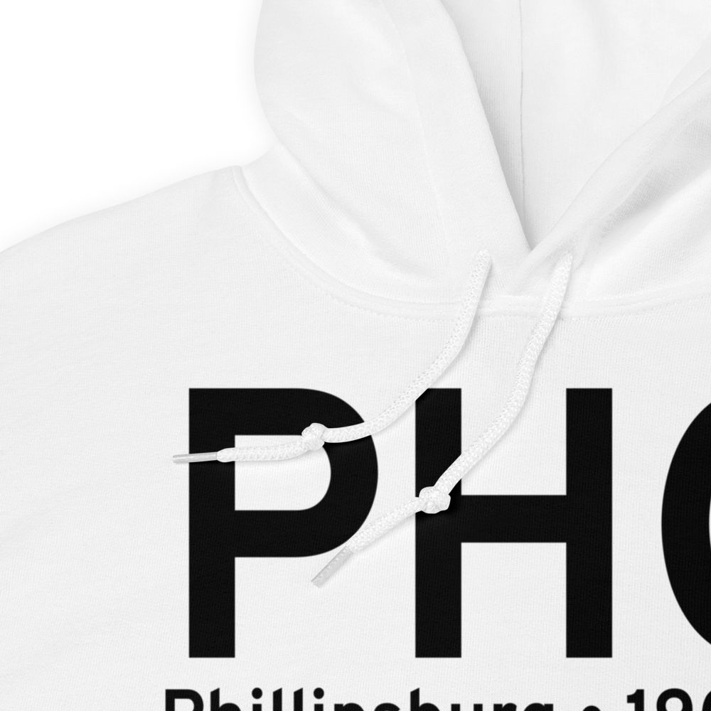 Phillipsburg (KPHG) Airport Hoodie Sweatshirt 