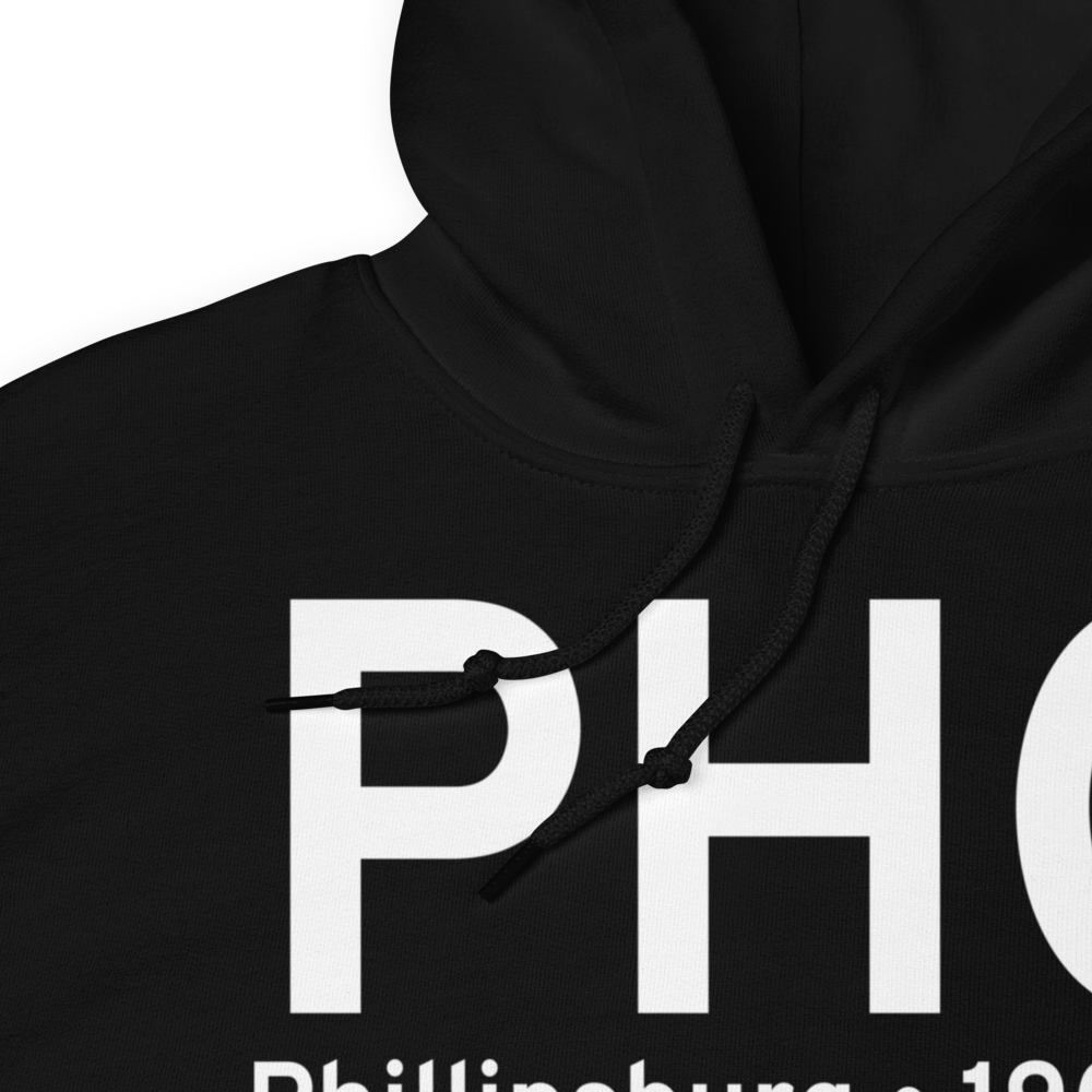 Phillipsburg (KPHG) Airport Hoodie Sweatshirt 