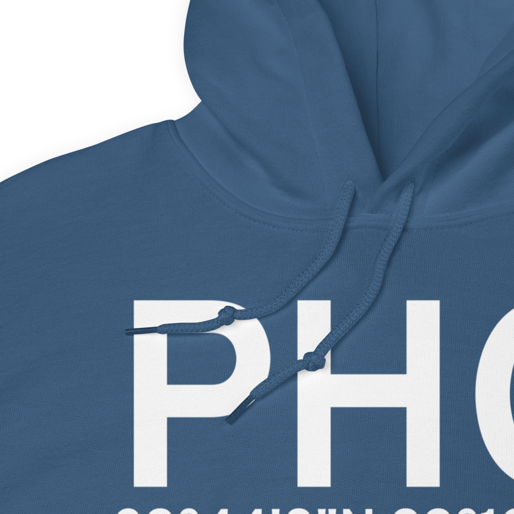 Phillipsburg (KPHG) Airport Hoodie Sweatshirt 