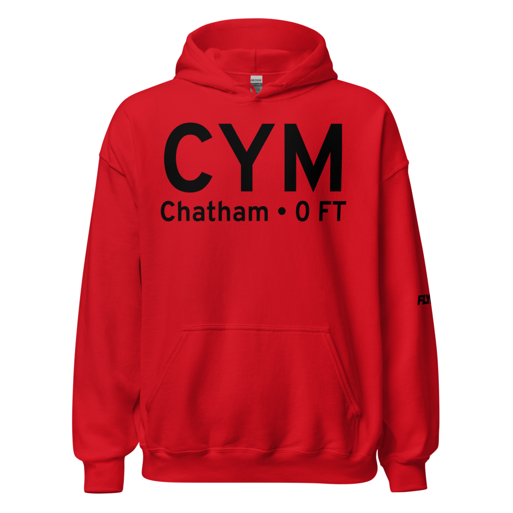 Chatham (CYM) Airport Hoodie Sweatshirt 