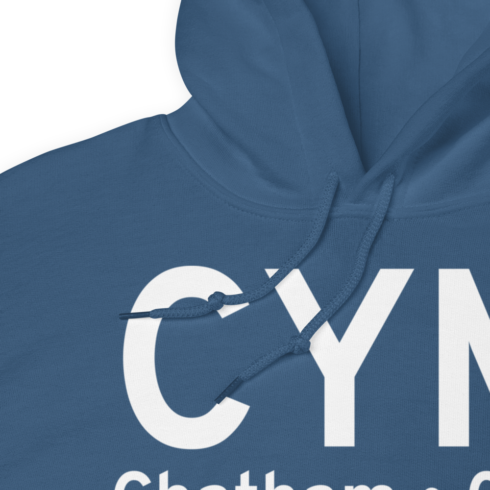 Chatham (CYM) Airport Hoodie Sweatshirt 