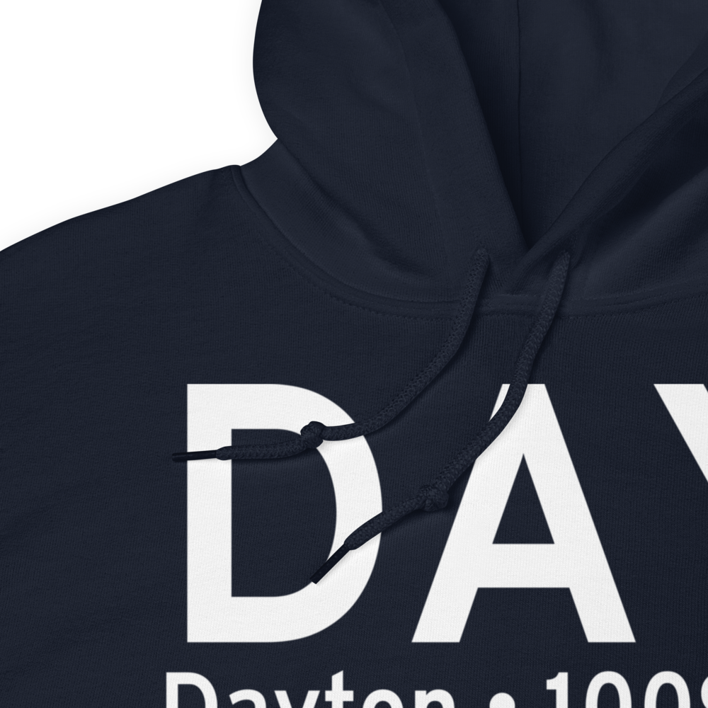 Dayton (KDAY) Airport Hoodie Sweatshirt 