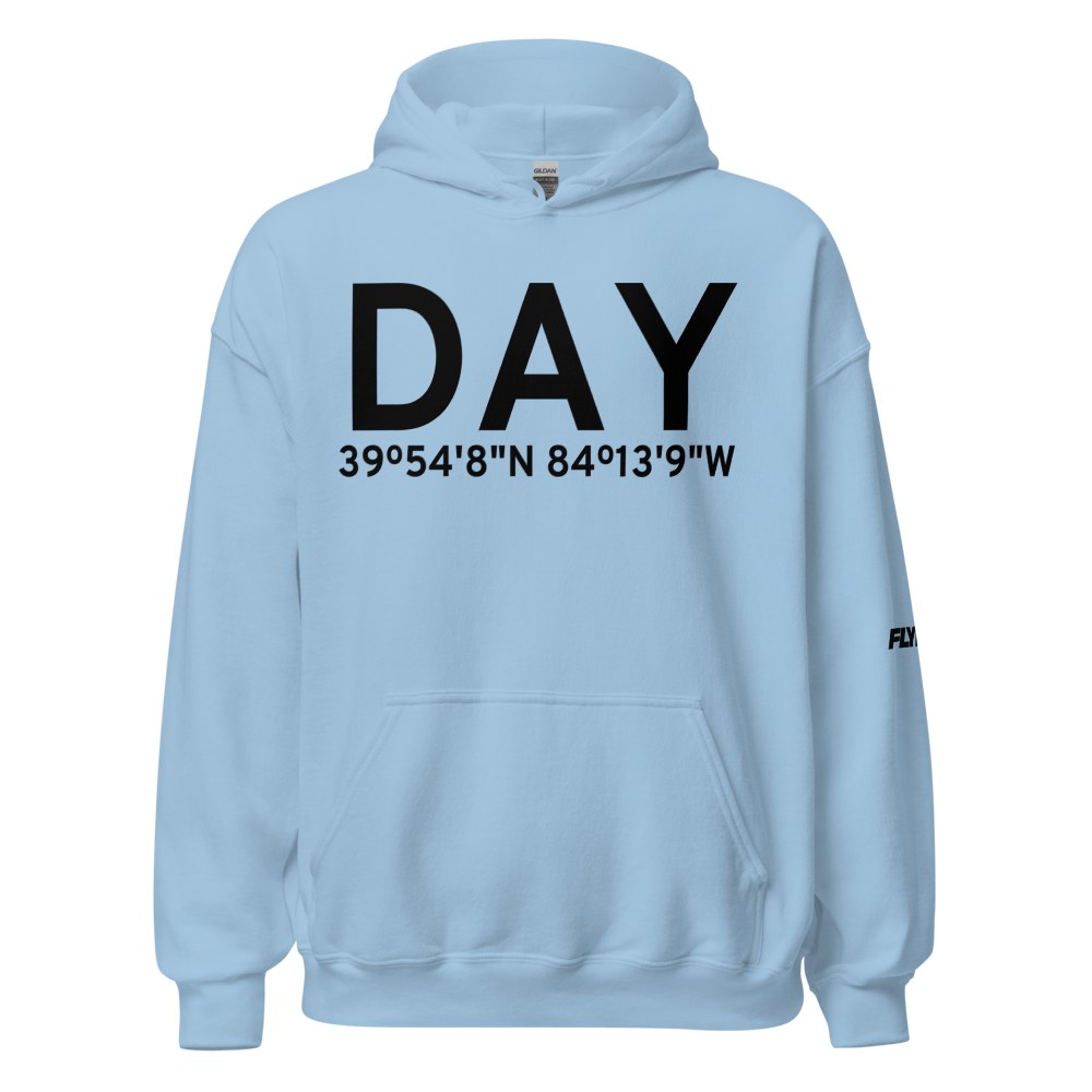 Dayton (KDAY) Airport Hoodie Sweatshirt 