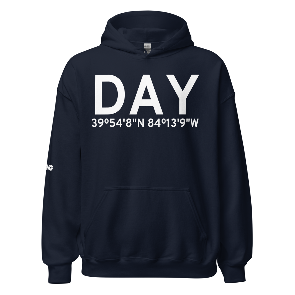 Dayton (KDAY) Airport Hoodie Sweatshirt 