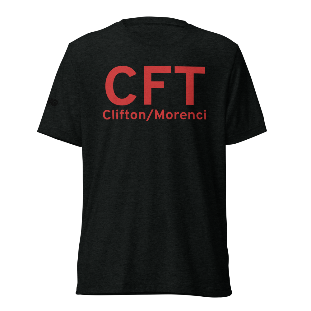 Clifton/Morenci (KCFT) Airport Tri-blend T-Shirt 