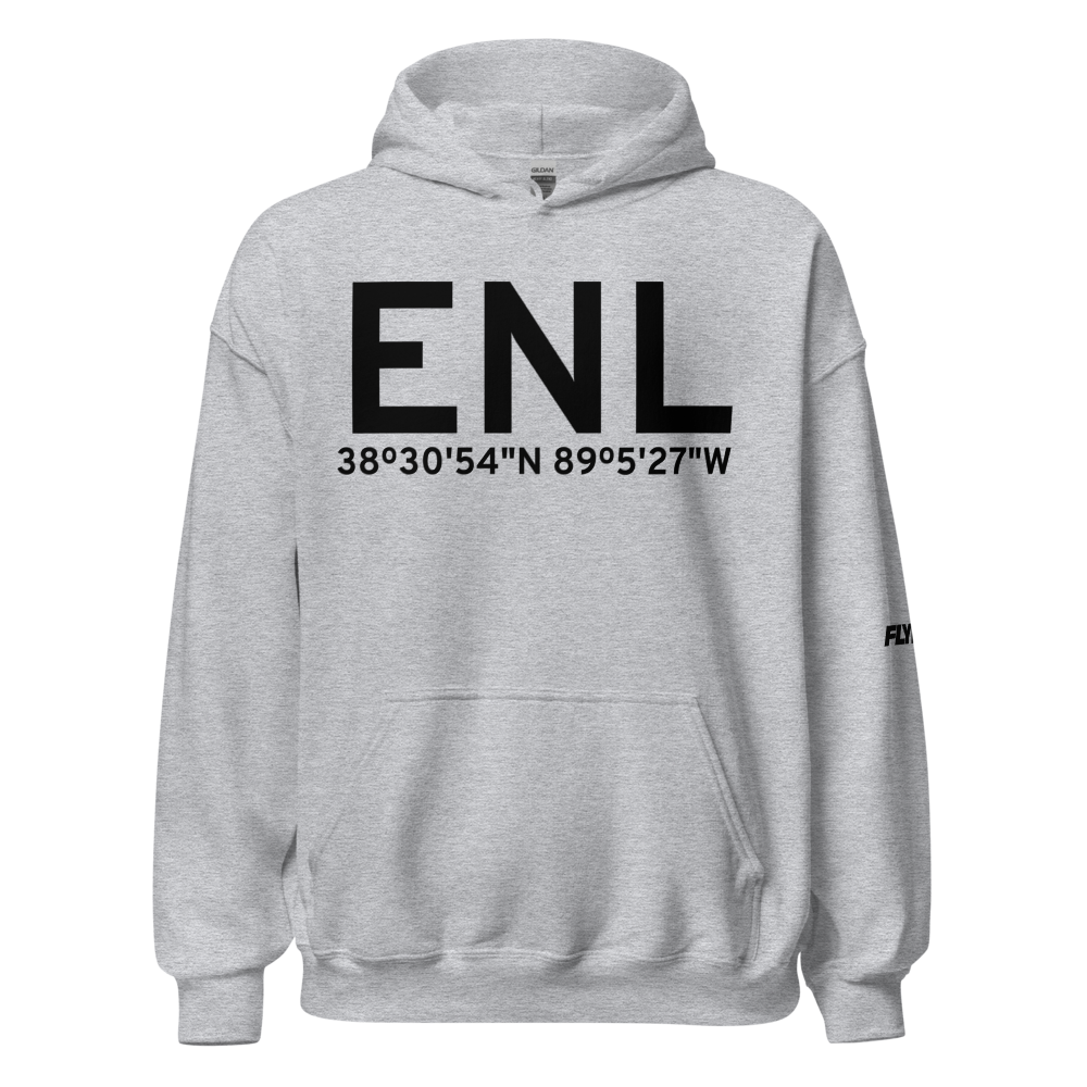 Centralia (KENL) Airport Hoodie Sweatshirt 