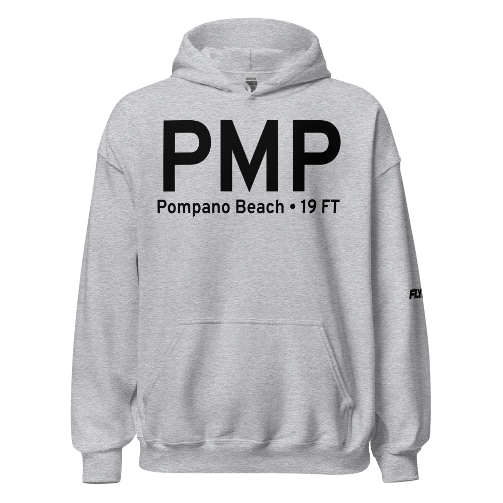 Pompano Beach (KPMP) Airport Hoodie Sweatshirt 