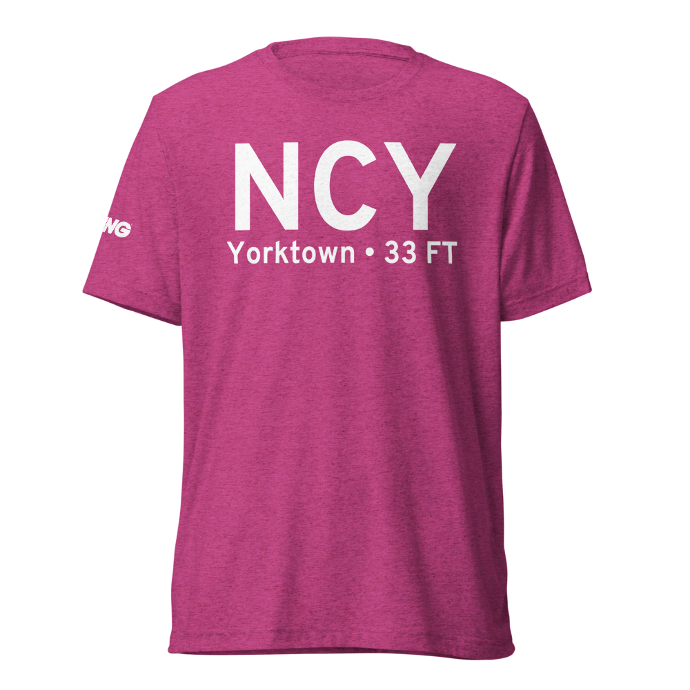 Yorktown (NCY) Airport Tri-blend T-Shirt 