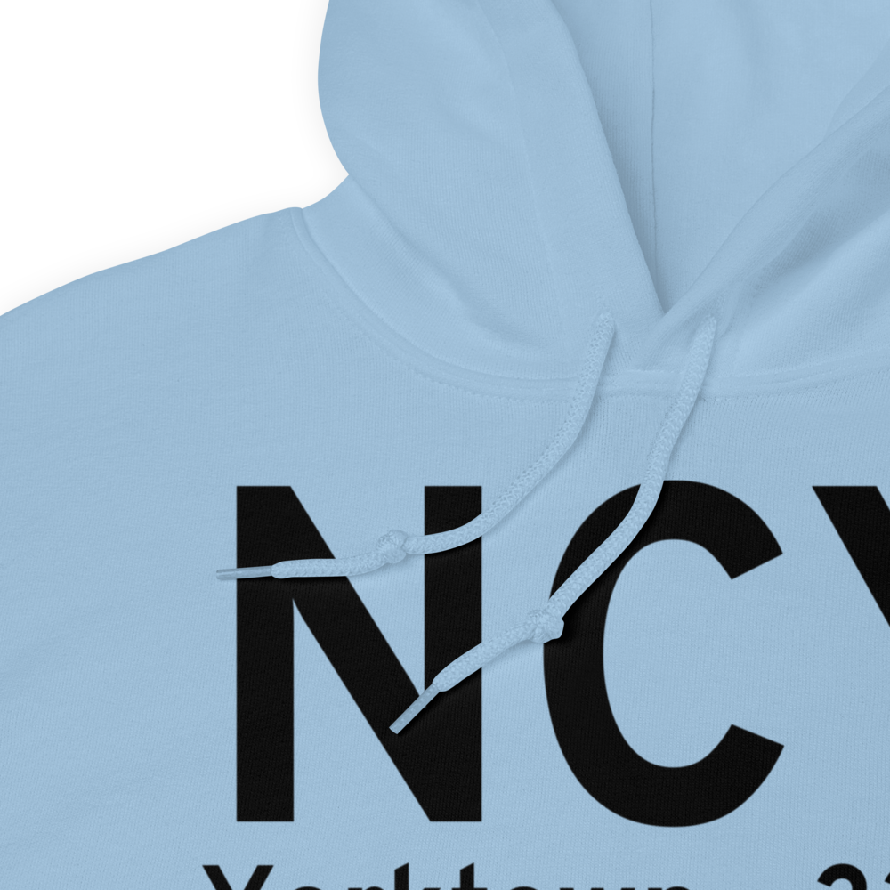 Yorktown (NCY) Airport Hoodie Sweatshirt 