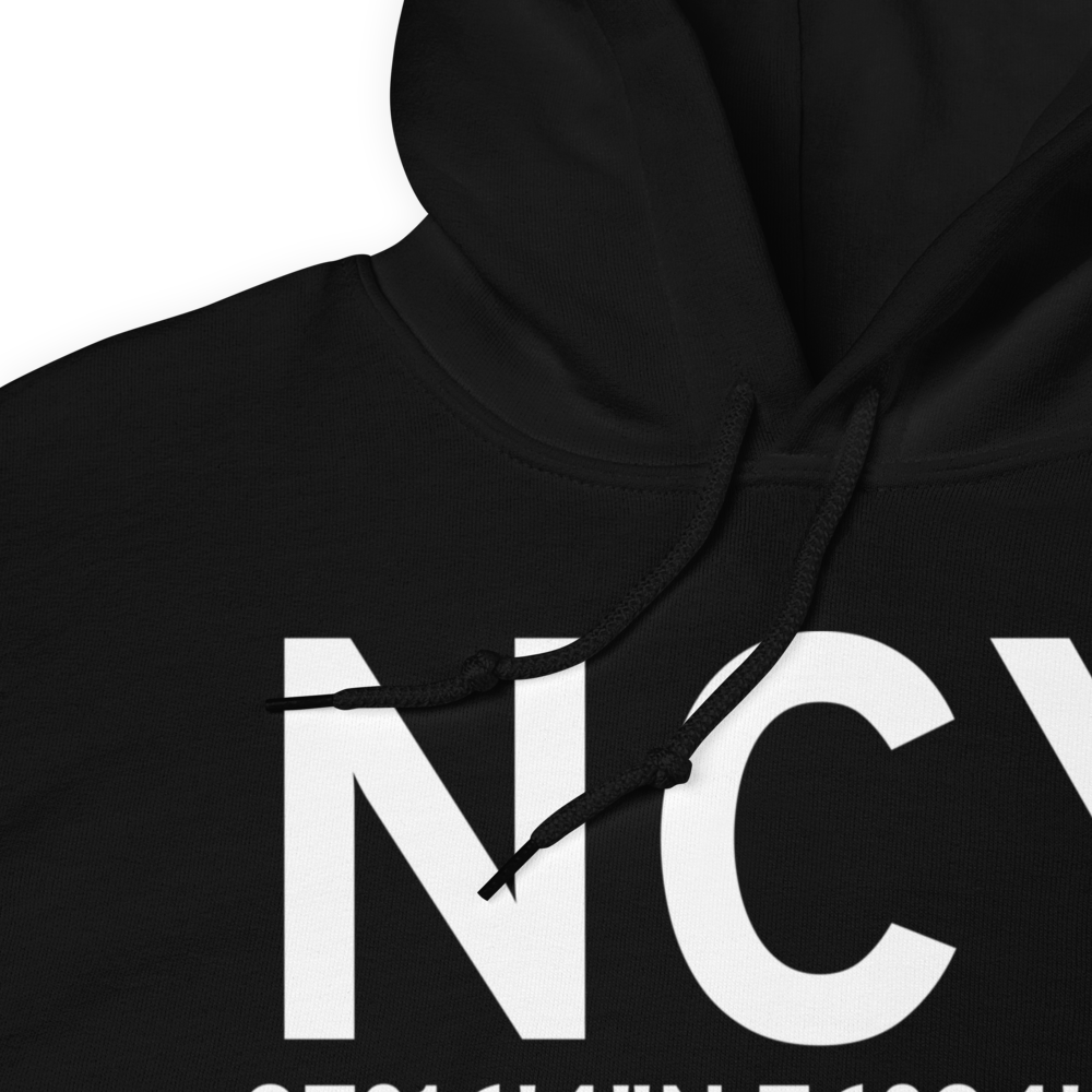 Yorktown (NCY) Airport Hoodie Sweatshirt 