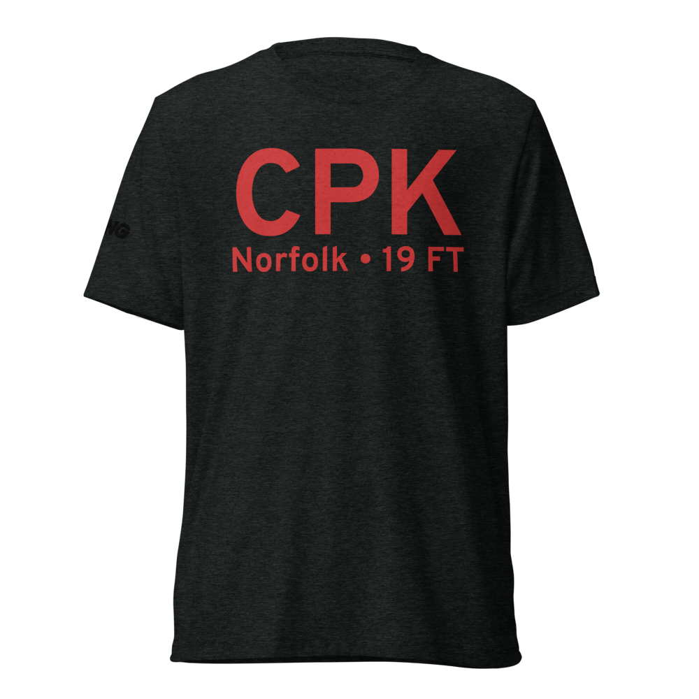 Norfolk (KCPK) Airport Tri-blend T-Shirt 