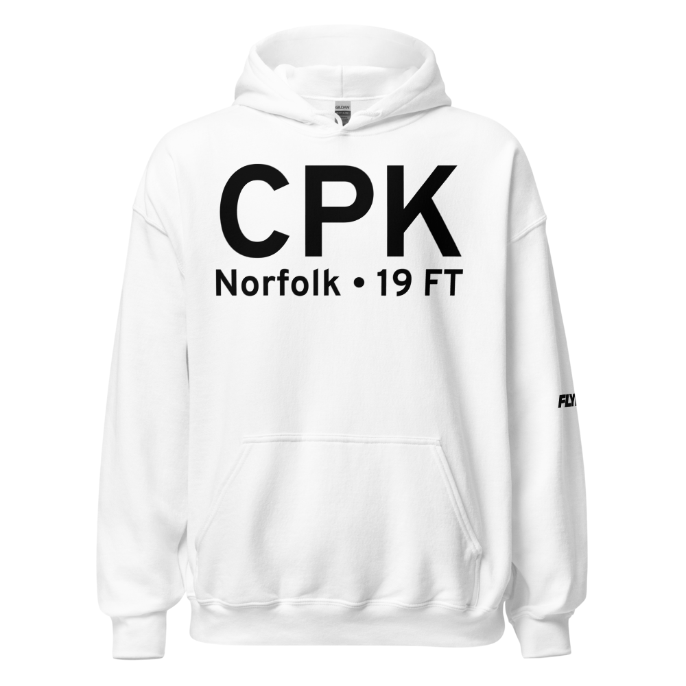 Norfolk (KCPK) Airport Hoodie Sweatshirt 